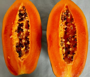 Papaye coupée