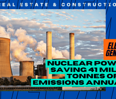 Nuclear Power is Saving 41 million tonnes CO2 emissions