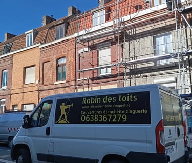 Intervention rapide Robin des toits suite à devis