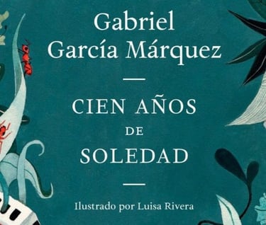 Parte de portada de Cien Años de Soledad