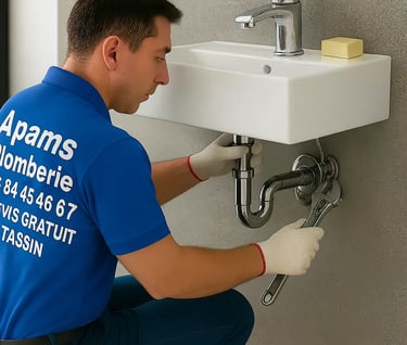plombier Installation lave main de toilette devis plombier Tassin 69160