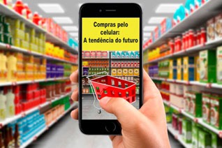 a person holding a shopping cartonce in a store