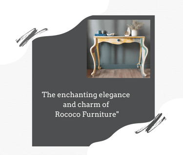 Example of Rococo style furniture for blog post