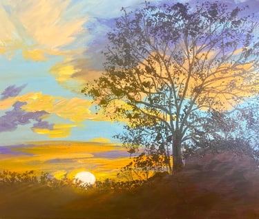 Sunset by Elaine Madere