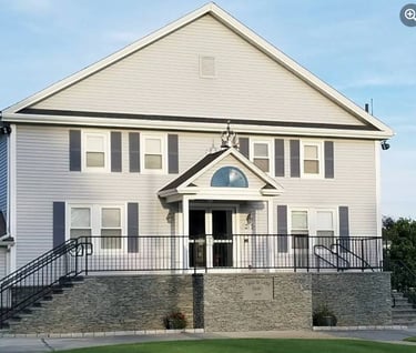 A picture of the front of Fenner Hall.