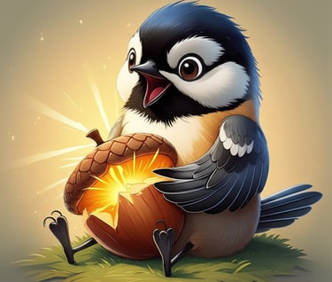 Chester finds the magical acorn