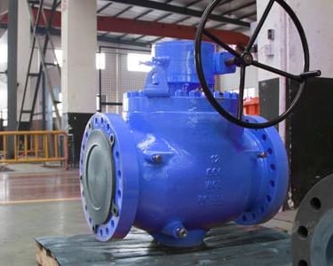 TEV Top Entry Trunnion Mounted Ball Valve Manufacturer in China