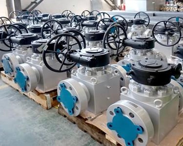 TEV Top Entry Trunnion Mounted Ball Valve Manufacturer in China
