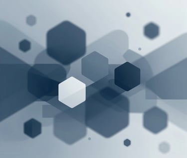 Abstract geometric shapes representing digital connectivity, using shades of #415A77 and #778DA9. Modern, clean, and futuristic style.