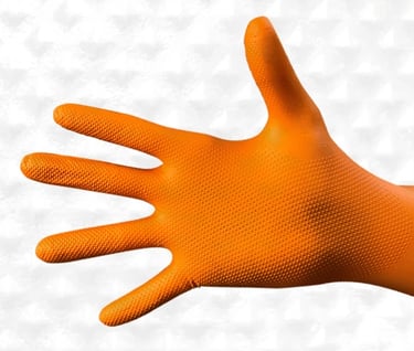 double diamond powder-free nitrile  gloves