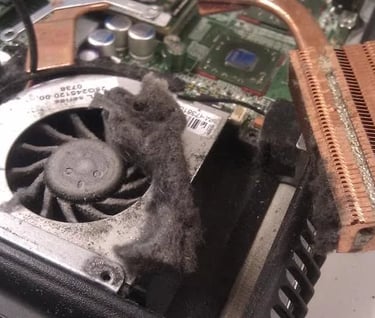 Laptop Dust removal