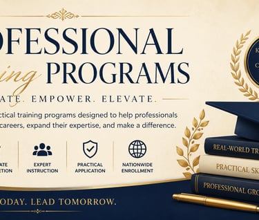 Professional training programs for success, start a home based business, work from home
