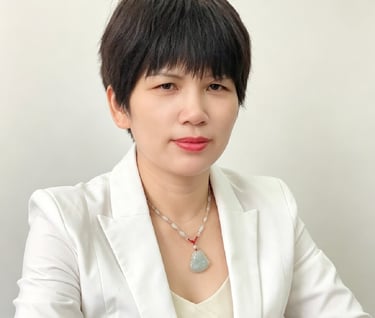 Siying Zhuo, Managing Director & Lead Designer, in professional portrai