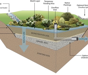 Bioretention Pond - Rain Garden-image