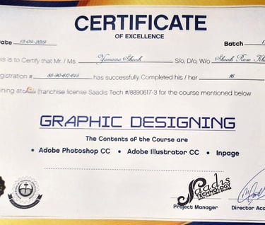 graphic designing course