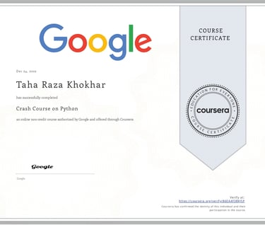 python course by google