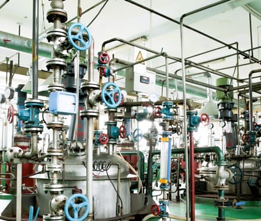 A modern fermentation plant