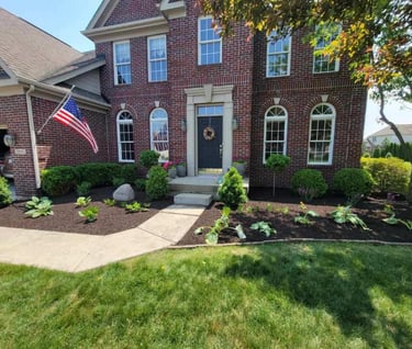 Custom landscaping solutions for homes in Bronwsburg, Avon, Plainfield, and Danville