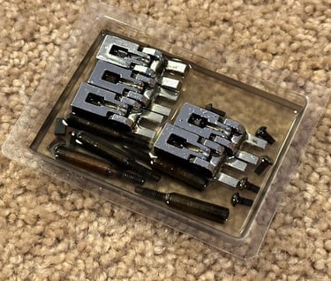 Floyd Rose saddle cleaning - rust removal