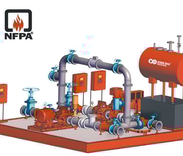 Yangın Pompa skid Nfpa20