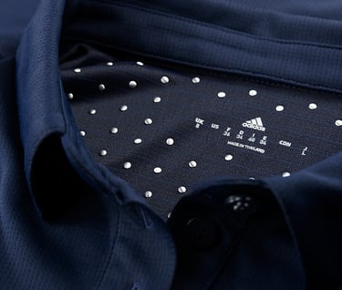 Polo shirt inside collar view