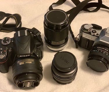dslr cameras and lenses