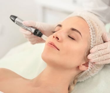 a woman getting a skinbooster