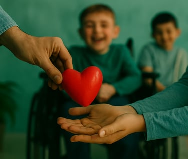 Dar tu corazón para niños enfermos