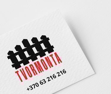 Profesionali tvoros gamyba ir montavimas 