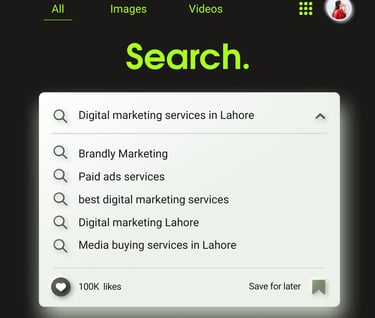 Google search screenshot