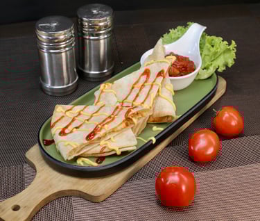 a serving of Chicken Quesadillas