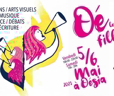 Affiche "Oé les filles" 2023