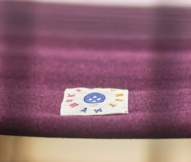 Purple babywrap carrier