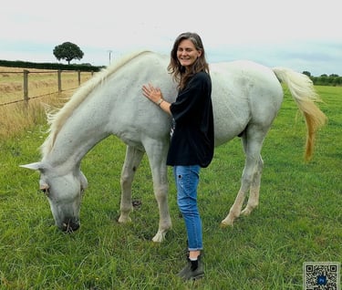 couple cavalier cheval retraite pre