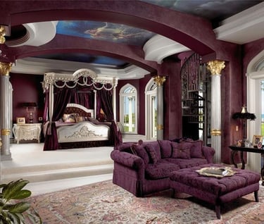 interior design decoration stunning shocking surprising awesome great luxury velvet view scenery bed