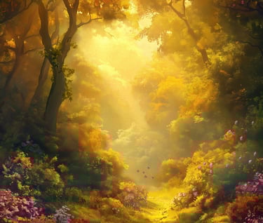 forest magical faerie fairy enchant magic charm bard singer entertainer entertainment wild free joy