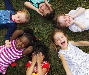 children laughing
