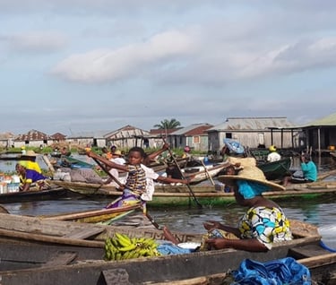 Ganvie Stilt Village in Benin