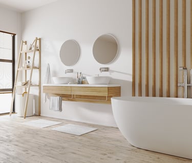 Salle de bain rénovée