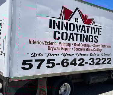 a truck with a lettering. Elite Car Wraps, Las Cruces, NM