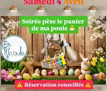 La Bulle Sauna soirée de Pâques