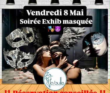 La Bulle Sauna soirée exhib masquée