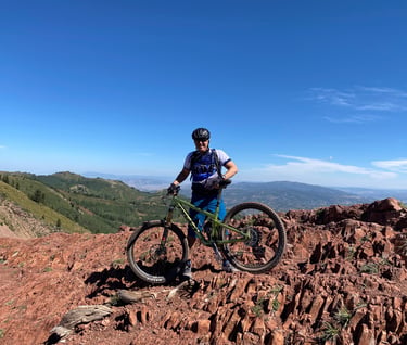 Chris Mountain Biking
