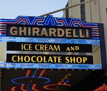 Ghirardelli Ice Cream and Chocolate Shop in San Diego