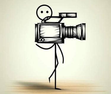 The ShortList Short Film Awards cartoon mascot.