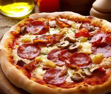 pizza casera italiana