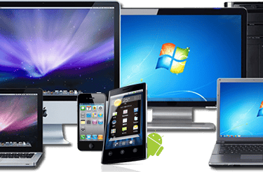 Multiple computer brands and cell phones