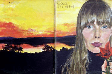 Clouds, painting by Joni Mitchell