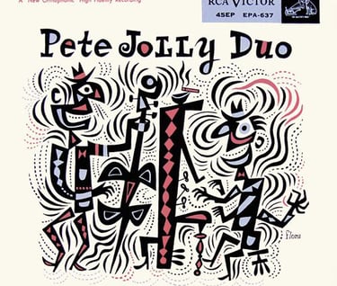 RCA Victor album cover for Pete Jolly Duo