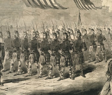 Soldiers on Parade,  from the American Civil War